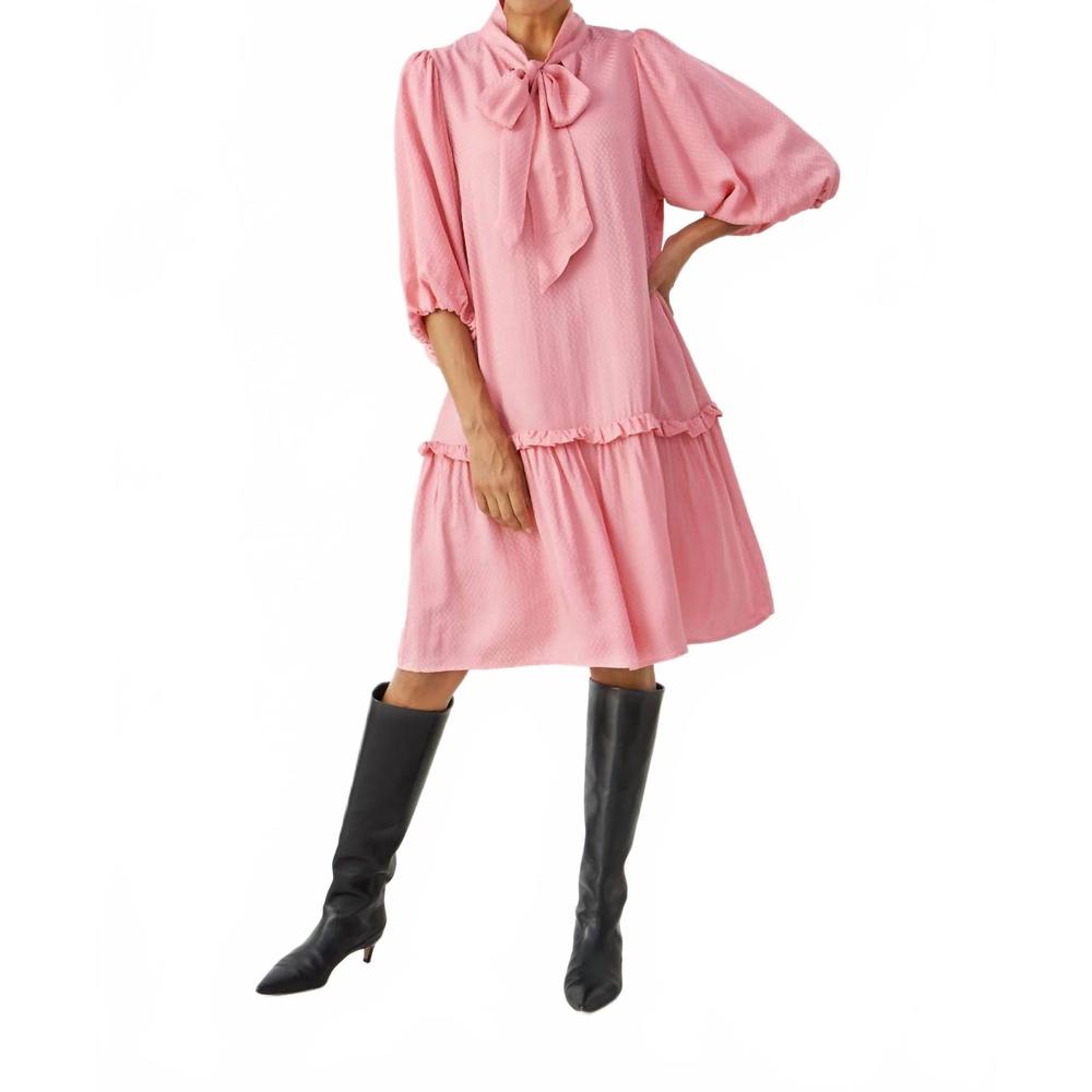 NEW PART TWO tisha dress in flamingo